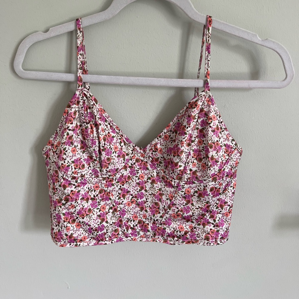 Zara floral tank size Small